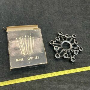 Black Taper Clusters Candle Holder